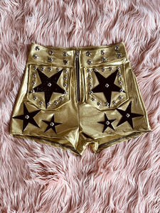 The "Queen Bitch" Hot Pants (Glitter Spandex)