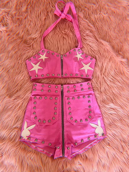 The "Bunny Bitch" Halter Set