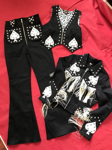 The "Ace of Spades" 3 Piece Set